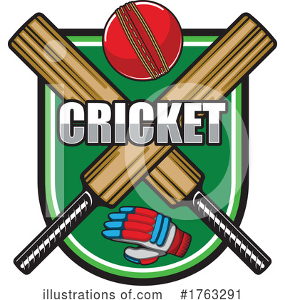 Cricket Bat Clipart #1763291 by Vector Tradition SM