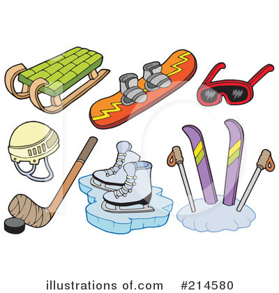Ice Skating Clipart #214580 by visekart