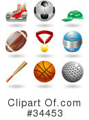 Sports Clipart #34453 by AtStockIllustration