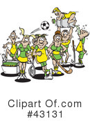 Sports Clipart #43131 by Dennis Holmes Designs