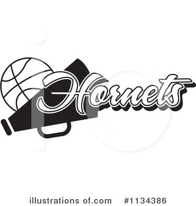Basketball Clipart #1134386 by Johnny Sajem