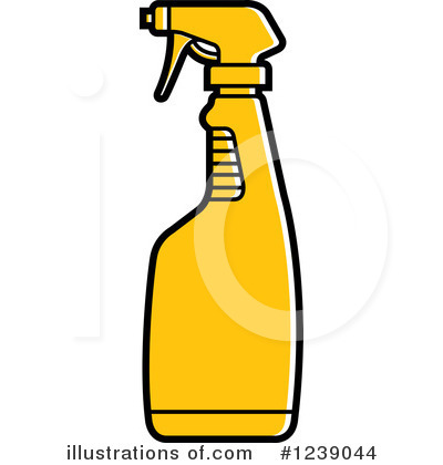 Royalty-Free (RF) Spray Bottle Clipart Illustration by Lal Perera - Stock Sample #1239044