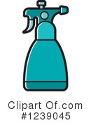Spray Bottle Clipart #1239045 by Lal Perera