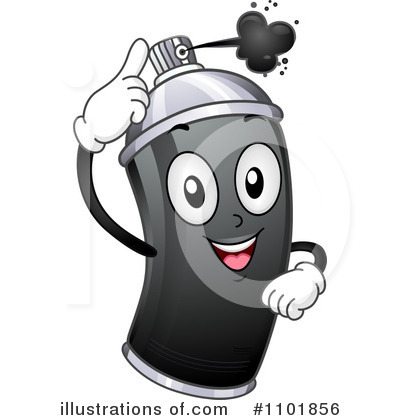Royalty-Free (RF) Spray Paint Clipart Illustration by BNP Design Studio - Stock Sample #1101856