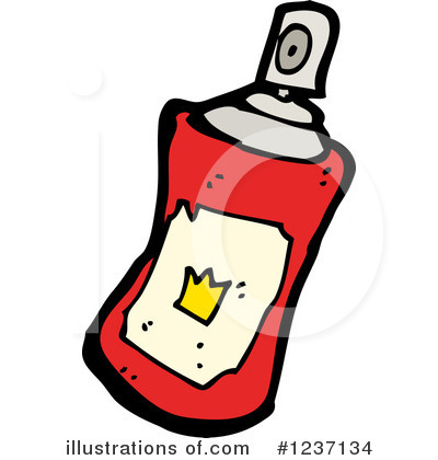 Royalty-Free (RF) Spray Paint Clipart Illustration by lineartestpilot - Stock Sample #1237134