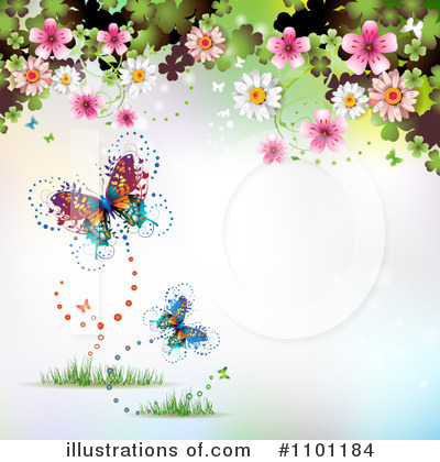 Royalty-Free (RF) Spring Background Clipart Illustration by merlinul - Stock Sample #1101184