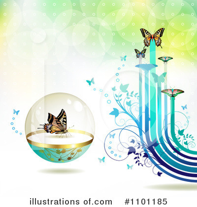 Royalty-Free (RF) Spring Background Clipart Illustration by merlinul - Stock Sample #1101185