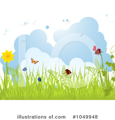 Royalty-Free (RF) Spring Time Clipart Illustration by elaineitalia - Stock Sample #1049948