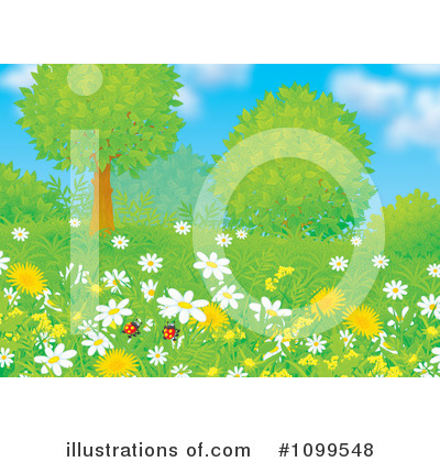 Royalty-Free (RF) Spring Time Clipart Illustration by Alex Bannykh - Stock Sample #1099548