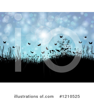 Royalty-Free (RF) Spring Time Clipart Illustration by KJ Pargeter - Stock Sample #1210525