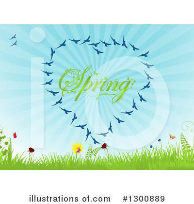 Royalty-Free (RF) Spring Time Clipart Illustration by elaineitalia - Stock Sample #1300889