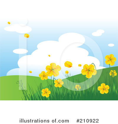 Floral Background Clipart #210922 by Pushkin