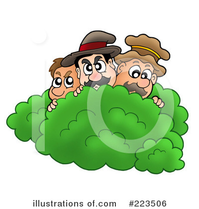 Royalty-Free (RF) Spying Clipart Illustration by visekart - Stock Sample #223506