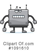 Square Robot Clipart #1091610 by Cory Thoman