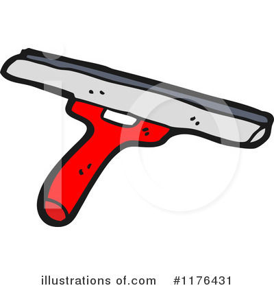 Royalty-Free (RF) Squeegee Clipart Illustration by lineartestpilot - Stock Sample #1176431