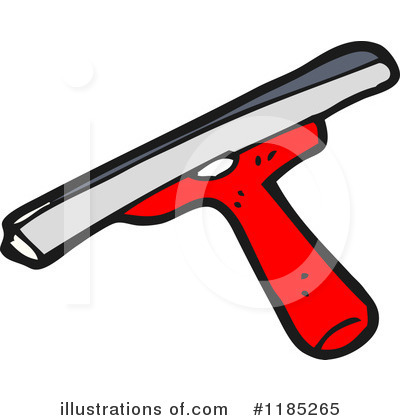 Royalty-Free (RF) Squeegee Clipart Illustration by lineartestpilot - Stock Sample #1185265