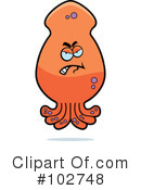 Squid Clipart #102748 by Cory Thoman