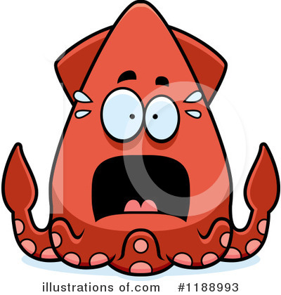 Royalty-Free (RF) Squid Clipart Illustration by Cory Thoman - Stock Sample #1188993