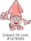 Squid Clipart #1276353 by Dennis Holmes Designs