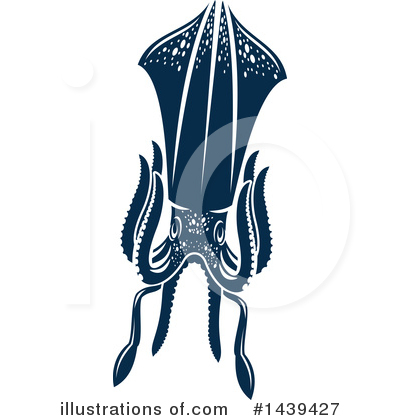 Royalty-Free (RF) Squid Clipart Illustration by Vector Tradition SM - Stock Sample #1439427
