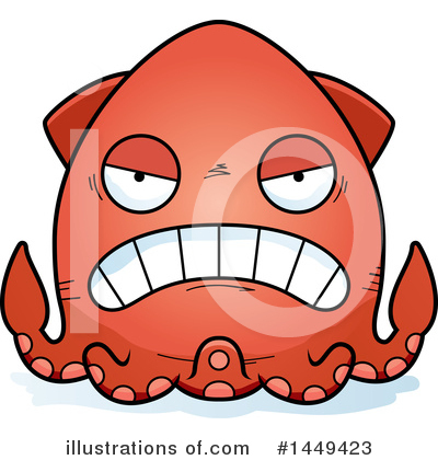 Squid Clipart #1449423 by Cory Thoman