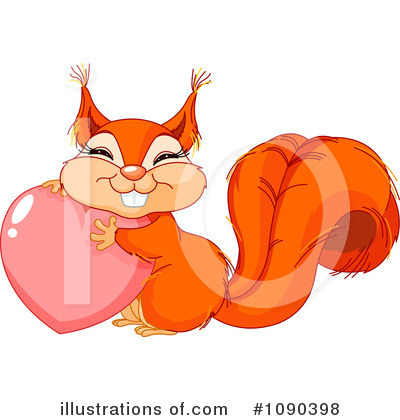 Royalty-Free (RF) Squirrel Clipart Illustration by Pushkin - Stock Sample #1090398