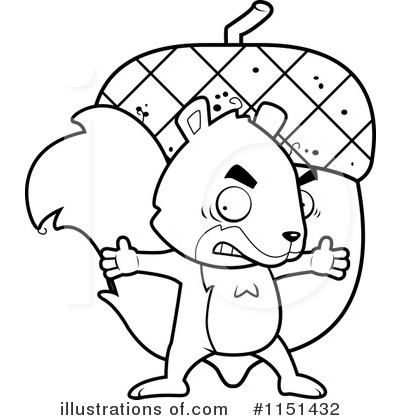 Royalty-Free (RF) Squirrel Clipart Illustration by Cory Thoman - Stock Sample #1151432