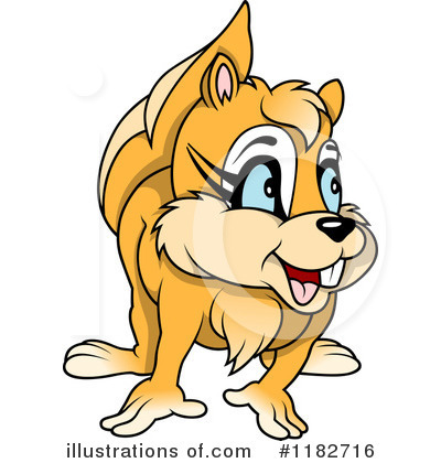 Royalty-Free (RF) Squirrel Clipart Illustration by dero - Stock Sample #1182716