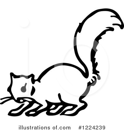Royalty-Free (RF) Squirrel Clipart Illustration by Picsburg - Stock Sample #1224239