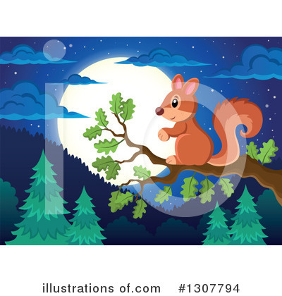 Squirrel Clipart #1307794 by visekart