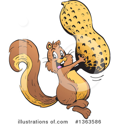 Nuts Clipart #1363586 by Clip Art Mascots