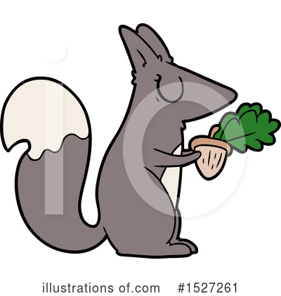 Squirrels Clipart #1527261 by lineartestpilot
