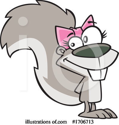 Squirrels Clipart #1706713 by toonaday