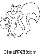 Squirrel Clipart #1774581 by Hit Toon