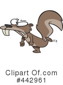 Squirrel Clipart #442961 by toonaday