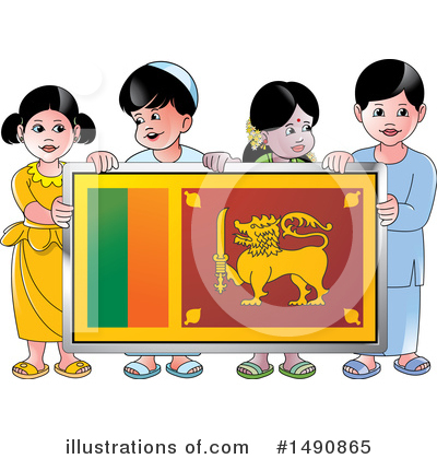 Sri Lanka Clipart #1490865 by Lal Perera