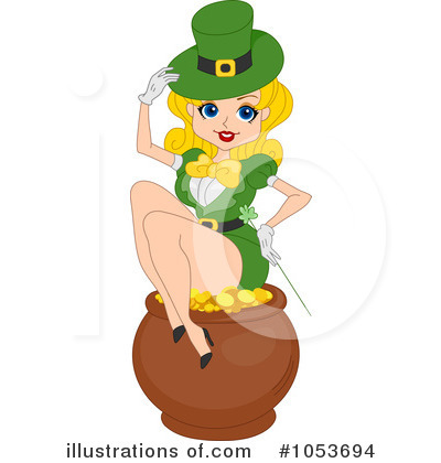 Royalty-Free (RF) St Patricks Day Clipart Illustration by BNP Design Studio - Stock Sample #1053694