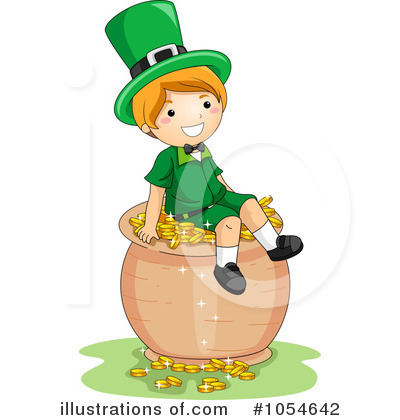 Royalty-Free (RF) St Patricks Day Clipart Illustration by BNP Design Studio - Stock Sample #1054642