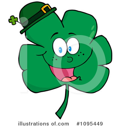 Clover Clipart #1095449 by Hit Toon