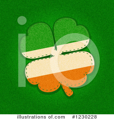Irish Flag Clipart #1230228 by elaineitalia