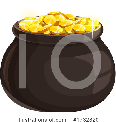 Gold Coins Clipart #1732820 by Vector Tradition SM