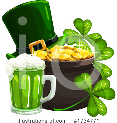 Royalty-Free (RF) St Patricks Day Clipart Illustration by Vector Tradition SM - Stock Sample #1734771