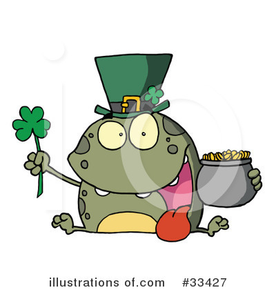 Royalty-Free (RF) St Patricks Day Clipart Illustration by Hit Toon - Stock Sample #33427