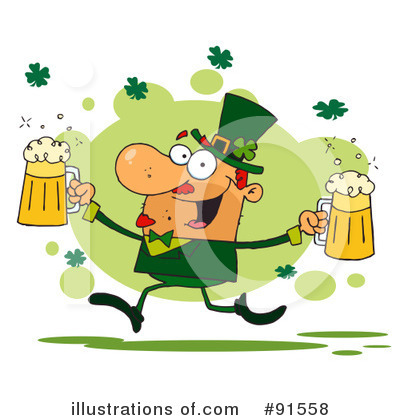 Royalty-Free (RF) St Patricks Day Clipart Illustration by Hit Toon - Stock Sample #91558