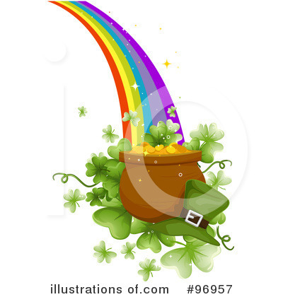 Royalty-Free (RF) St Patricks Day Clipart Illustration by BNP Design Studio - Stock Sample #96957
