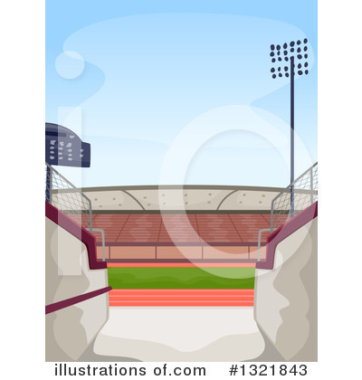 Stadium Clipart #1321843 by BNP Design Studio