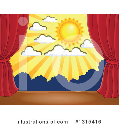 Royalty-Free (RF) Stage Clipart Illustration by visekart - Stock Sample #1315416