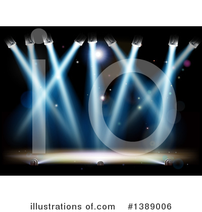 Spotlight Clipart #1389006 by AtStockIllustration