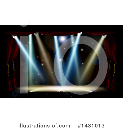 Curtain Clipart #1431013 by AtStockIllustration