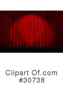 Stage Curtain Clipart #30738 by Frog974